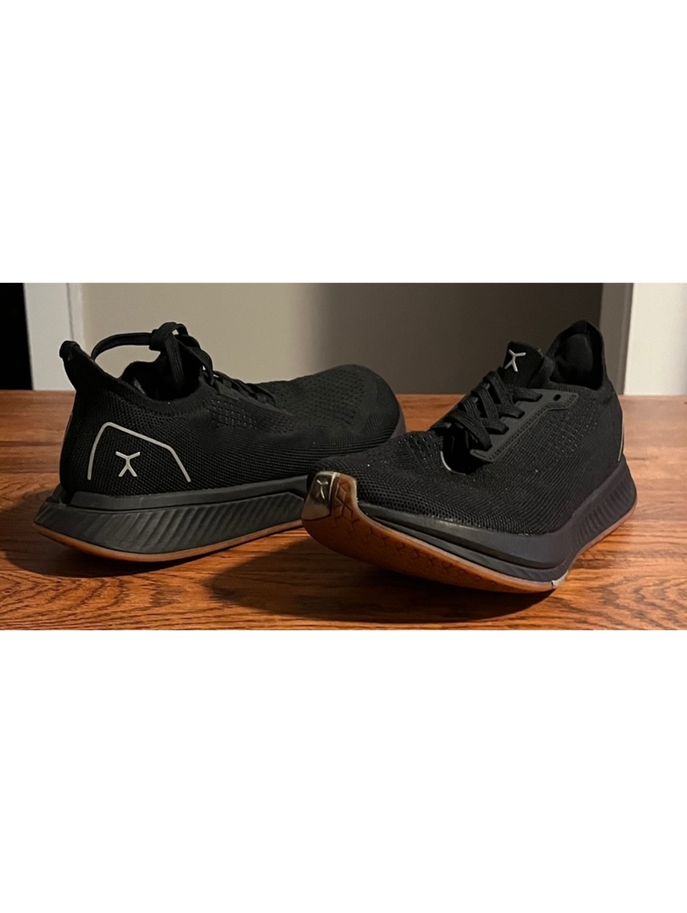Flux Black Athletic Running Shoes Size US 7.5
